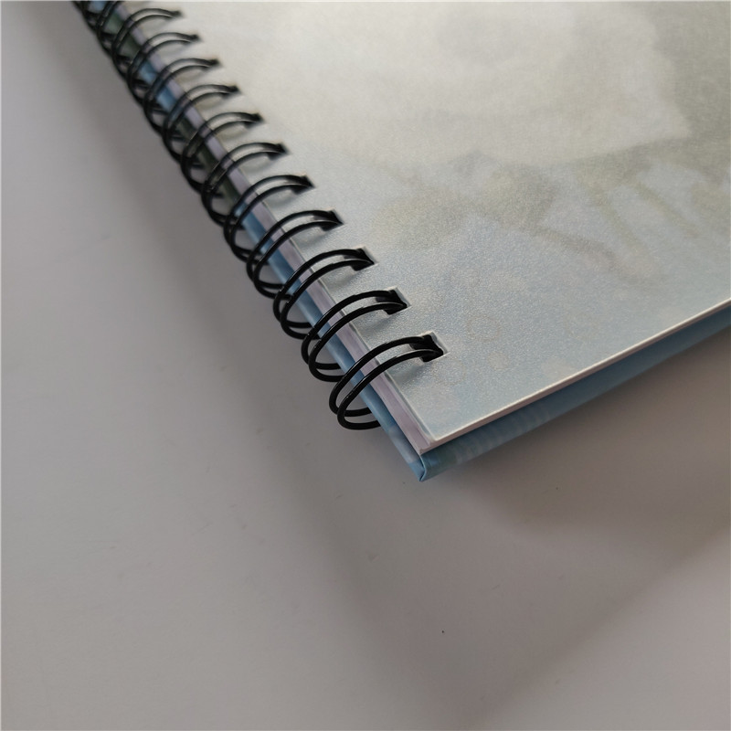 Landscape Designs School Spiral Notebook Manufacturer in China PP Cover with Color Printing Artpaper SN-24