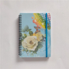  Hot Selling Colorful Printing Plastic Cover Spiral Notebook with Elastiv Band SN-21