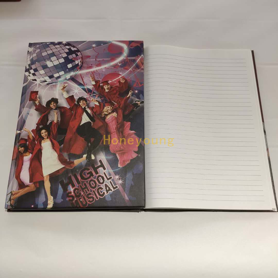 Nice Design Custom Print Personalised Single Line Hard Cover Notebook HCN-7