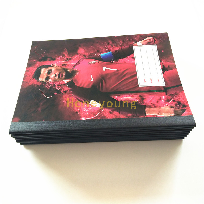 Soccer Star Cover Custom Design Compositiom Book for School Student CB-3