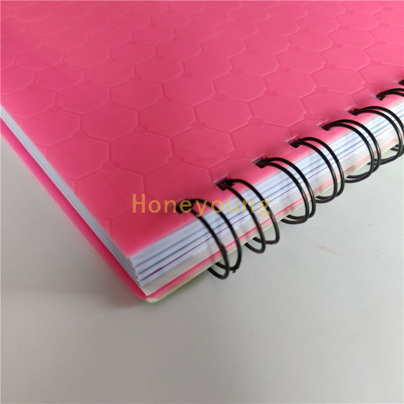Best Quality Custom Design with LOGO Good Price PP Cover Spiral Notebook SN-34